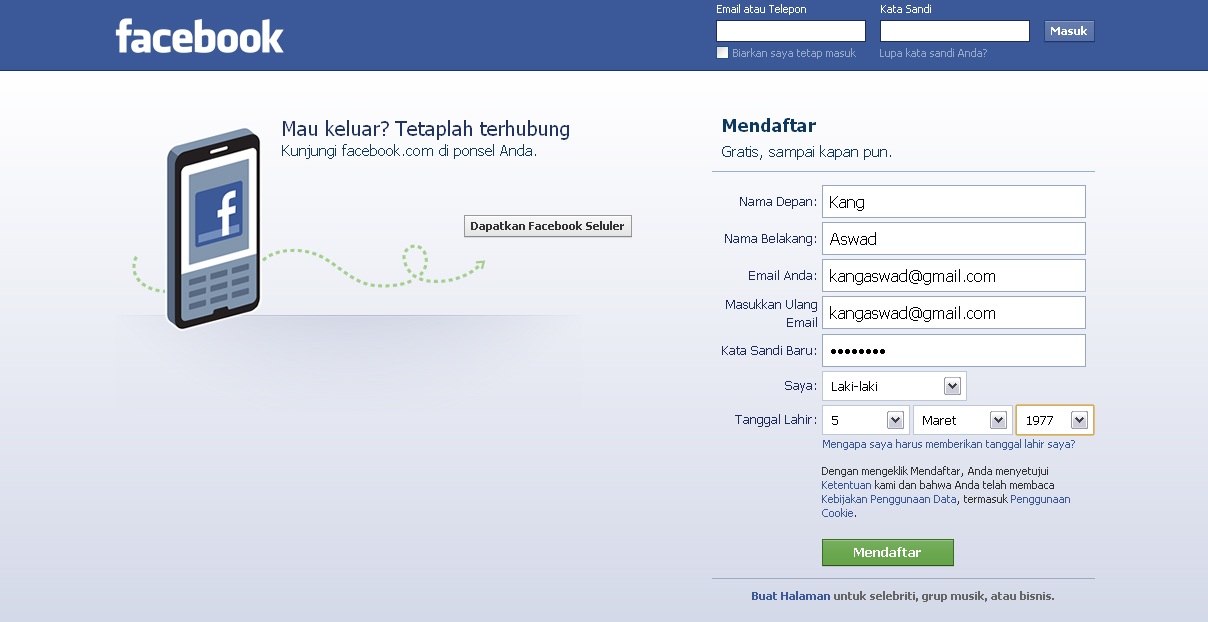 Yang kamu buat di
